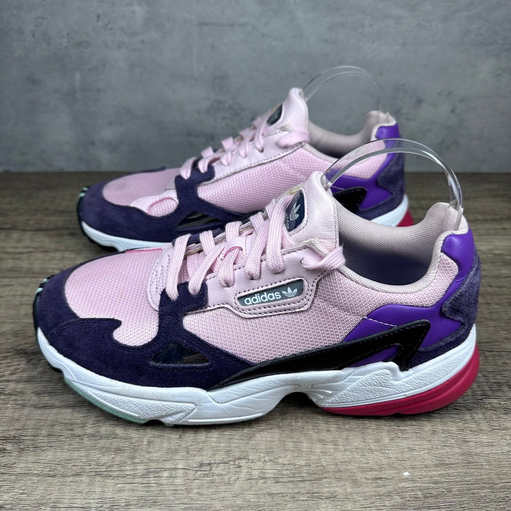 Adidas~Originals Falcon~Women's~Pink/Purple‎ Running Shoes~Size 8